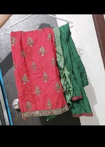 sale Red Embroidered Kurta