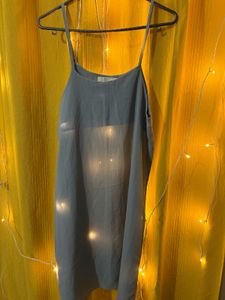 Blue Flowy Tank Dress