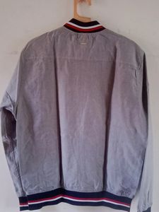 Grey Bomber Jacket