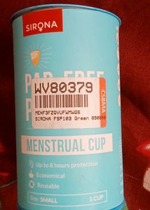 Sealed Pack Sirona Menstrual Cup