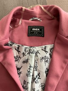 Max Outerwear Pink Blazer