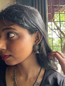 Silver Nature Look Coin Necklace Set