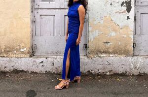 Blue Maxi Dress