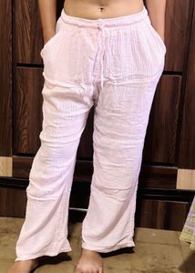 Pink Linen Pants