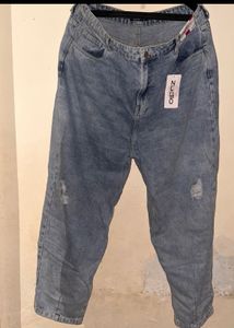🔥 Zudio High-Waist Balloon Fit Jeans - Size 36