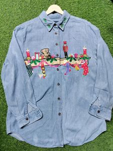 Ambordering Denim Shirt