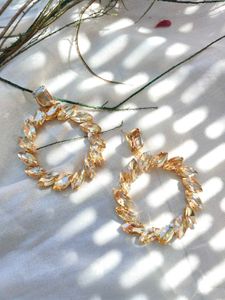 GOLDEN. Big Party Earrings