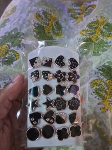 Earring Stud Set - 12 Pairs