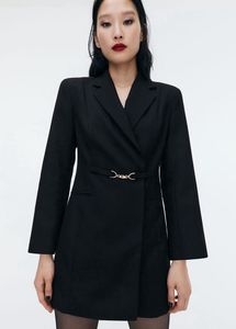 H&m Black Blazer Dress