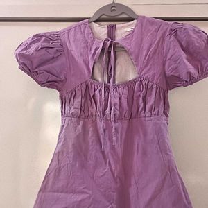 Coquette Purple Top