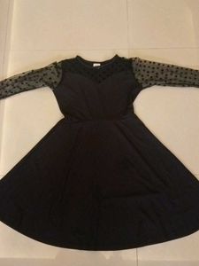 Black Fit &amp; Flare Dress