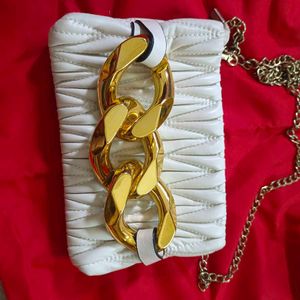 White Gold Bag