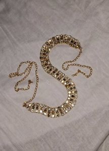 Rhinestone Gold Belt