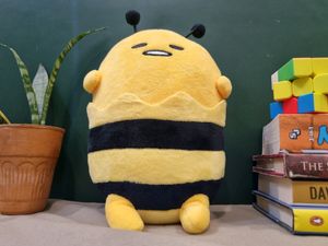 Gudetama Egg Sanrio Official Soft Toy Bee Costume