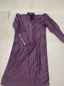 Purple Shiny Kurti