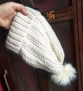 Knit Beanie with Pom