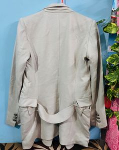 Long  Beige Blazer