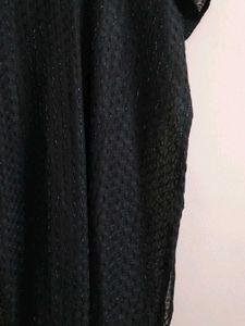 Elegant Black half sleeves kurta