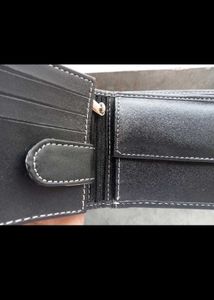 Black Chain Wallet With Multiple Pocket