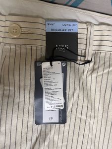 linen blend men’s trouser