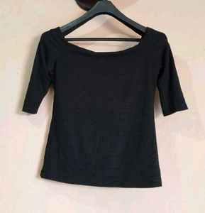 Black  Off sholder Top