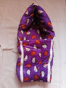 Hello Kitty Baby Carrying cum Sleeping Bed -Velvet