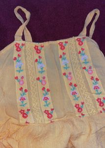 Floral Embroidered Dress