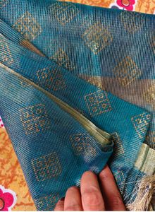 Kota Doria Printed Dupatta