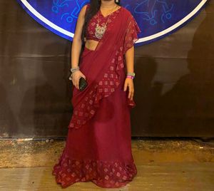 Indowestern Saree