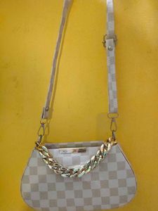 Checkered Crossbody Bag