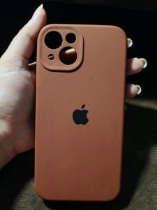 iphone 13 back cover - brown color
