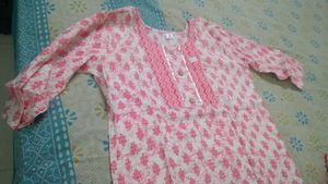 NEW Pink Printed Kurta with Palazzos