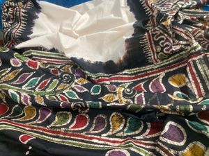 Cottone Butik Block Printed. Saree