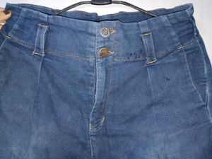 High Waisted Denim Jeans