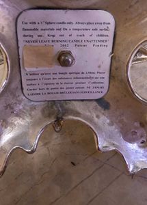 Vintage Pottery Barn Silver Chrome Christmas Tree