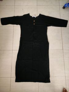Plain Black Kurti