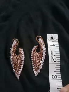 American Diamond Long Earrings
