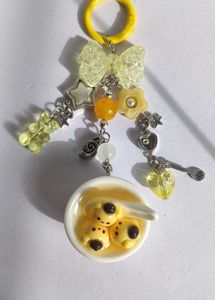 Pompompurin Charm Keychain