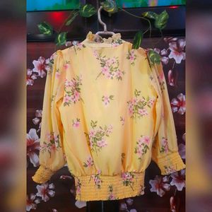 Floral Goregette Top