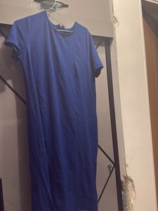 Blue T-Shirt Dress