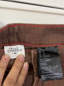 H&amp;M X No Fear Collab Baggy Denim