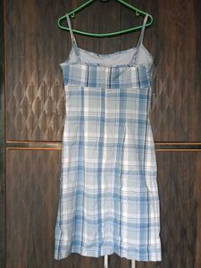 Blue Plaid Sundress