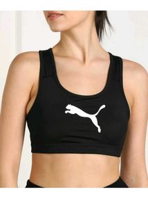 Puma Women Spoty Lightly Padded Bra Black