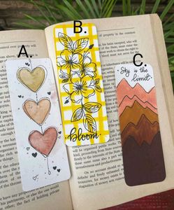 HAND PAINTED BOOKMARKS pt.01