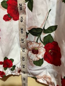 Cute Flower Print Mini Dress
