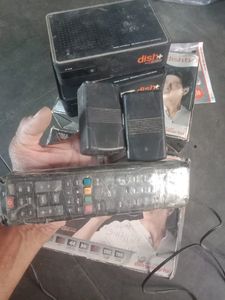 Two Dish Tv Paid Channel Setop Box(Without Card)