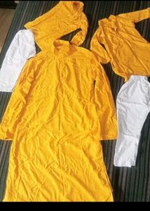 Yellow Kurta Pajama Set