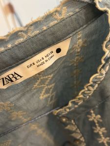Zara Embroidered Top