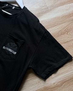 Chrome Hearts Black Pocket Tee