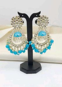 New Aqua Blue Jhumka Earrings 🦋